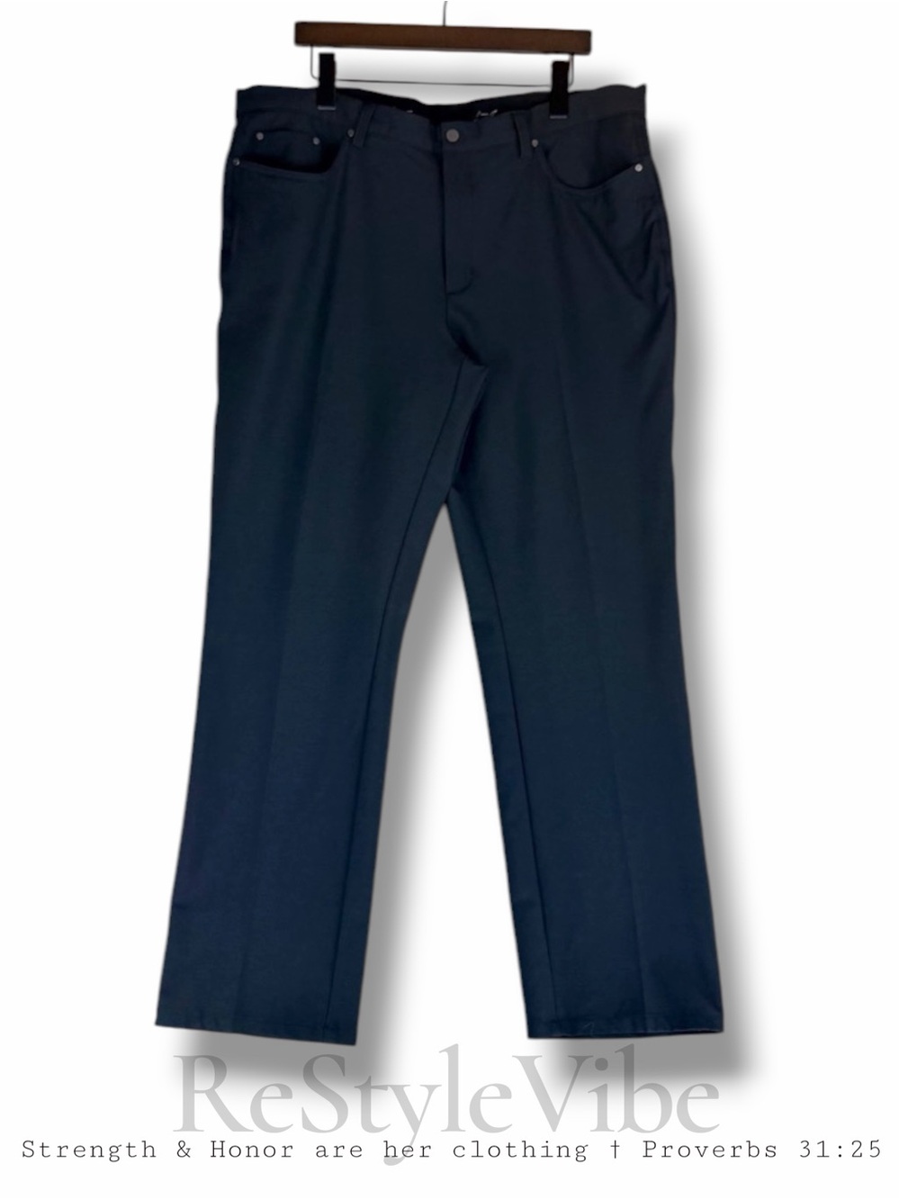 GREG NORMAN Men’s Size 38x30 Pants Golf Stretch Performance Tech Flat Front Fit